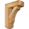 Ekena Millwork Imperial Craftsman Rough Sawn Bracket w/ Offset Brace, Western Red Cedar, 6"W x 16"D x 20"H BKT0604X16X20IMP04RWR - alternate 1